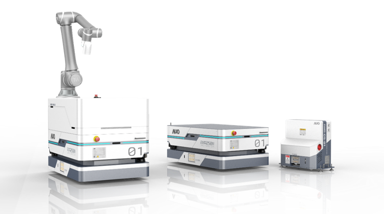 888电子數位開發的自主式移動機器人（AMR250M），搭配全向輪並結合AI演算法、2D LiDAR、3D攝影機等技術，協助客戶實現產線全自動化